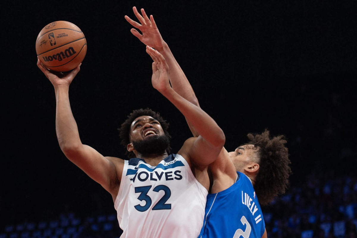 Karl-Anthony Towns, Dereck Lively II, Dallas Mavericks, Minnesota Timberwolves